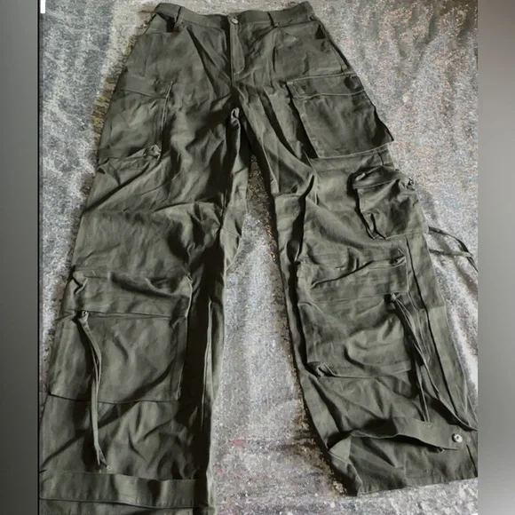 Steve Madden Duo Wide Leg  Cargo Pants Size M - Picture 8 of 9